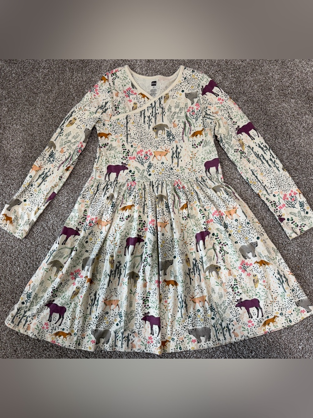Tea Collection wrap neck dress 🦊